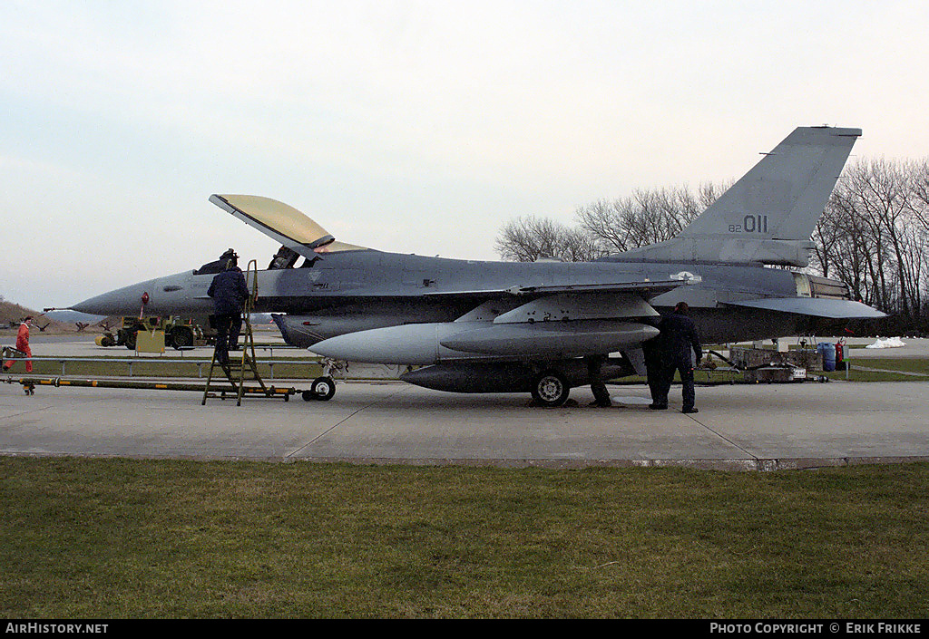 Aircraft Photo of 82-1011 | General Dynamics F-16A Fighting Falcon | USA - Air Force | AirHistory.net #848285