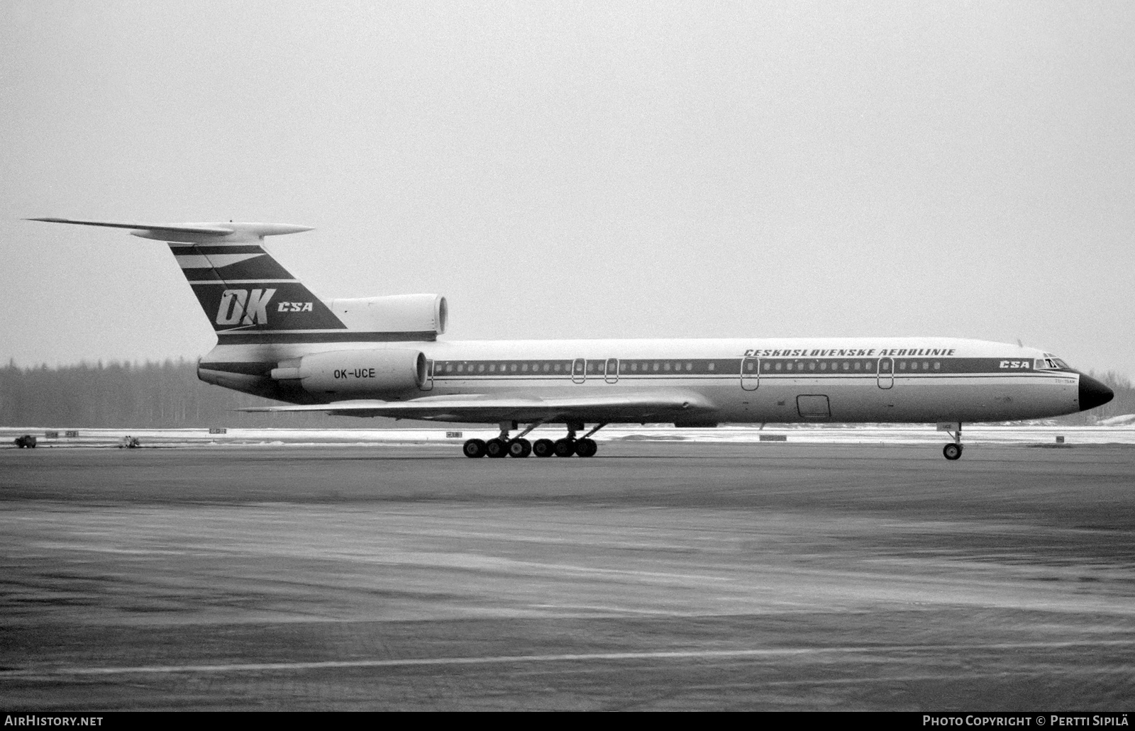 Aircraft Photo of OK-UCE | Tupolev Tu-154M | ČSA - Československé Aerolinie - Czechoslovak Airlines | AirHistory.net #848290
