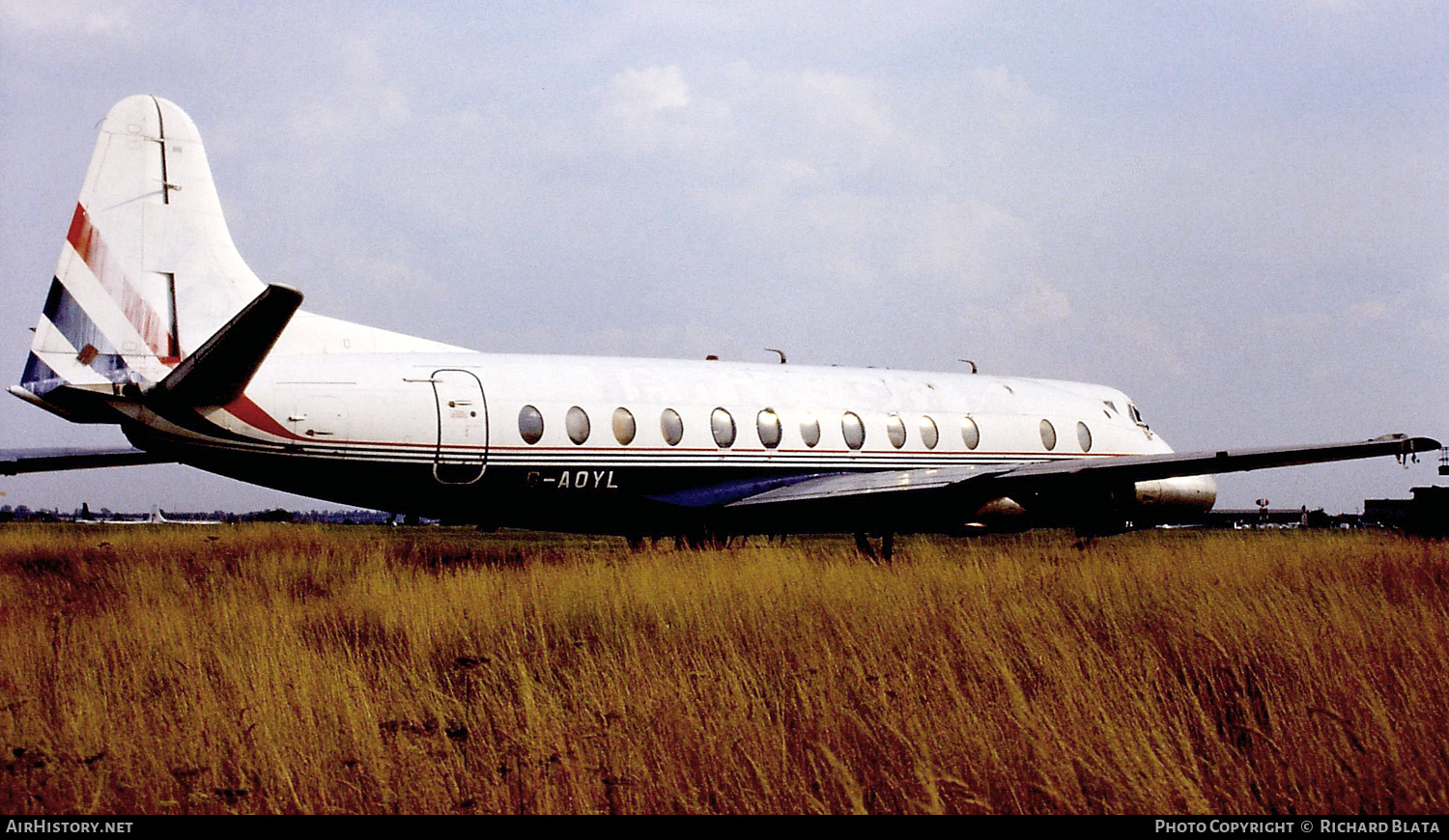 Aircraft Photo of G-AOYL | Vickers 806 Viscount | British Air Ferries - BAF | AirHistory.net #848306
