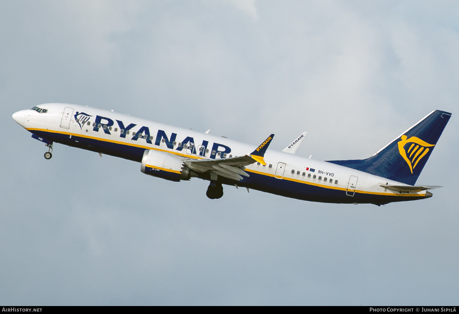 Aircraft Photo of 9H-VVD | Boeing 737-8200 Max 200 | Ryanair | AirHistory.net #848309