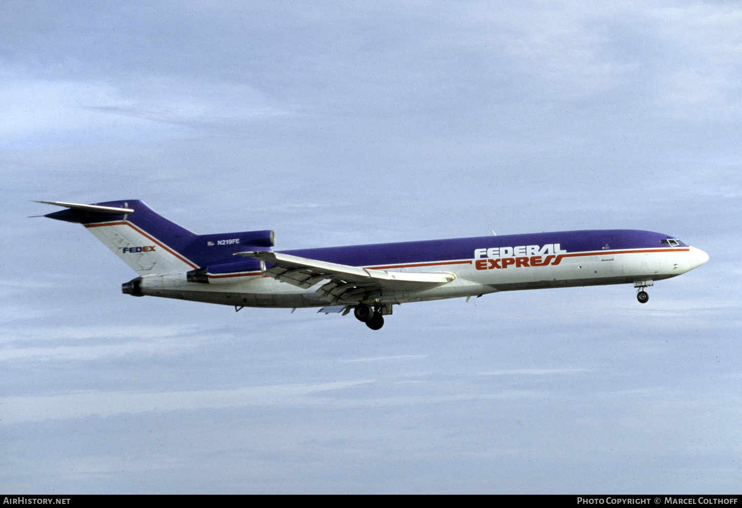 Aircraft Photo of N219FE | Boeing 727-233/Adv(F) | Federal Express | AirHistory.net #848318