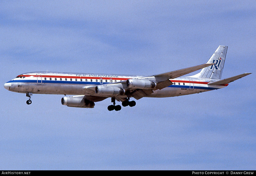 Aircraft Photo of N1808E | McDonnell Douglas DC-8-62 | Rich International Airways | AirHistory.net #848379