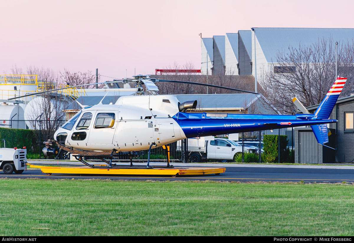 Aircraft Photo of VH-HWA | Eurocopter AS-350B-3 Ecureuil | Channel 9 News | AirHistory.net #848397