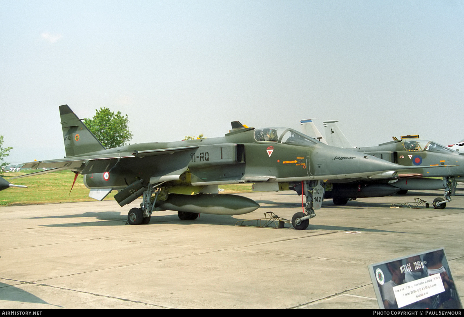 Aircraft Photo of A142 | Sepecat Jaguar A | France - Air Force | AirHistory.net #848412