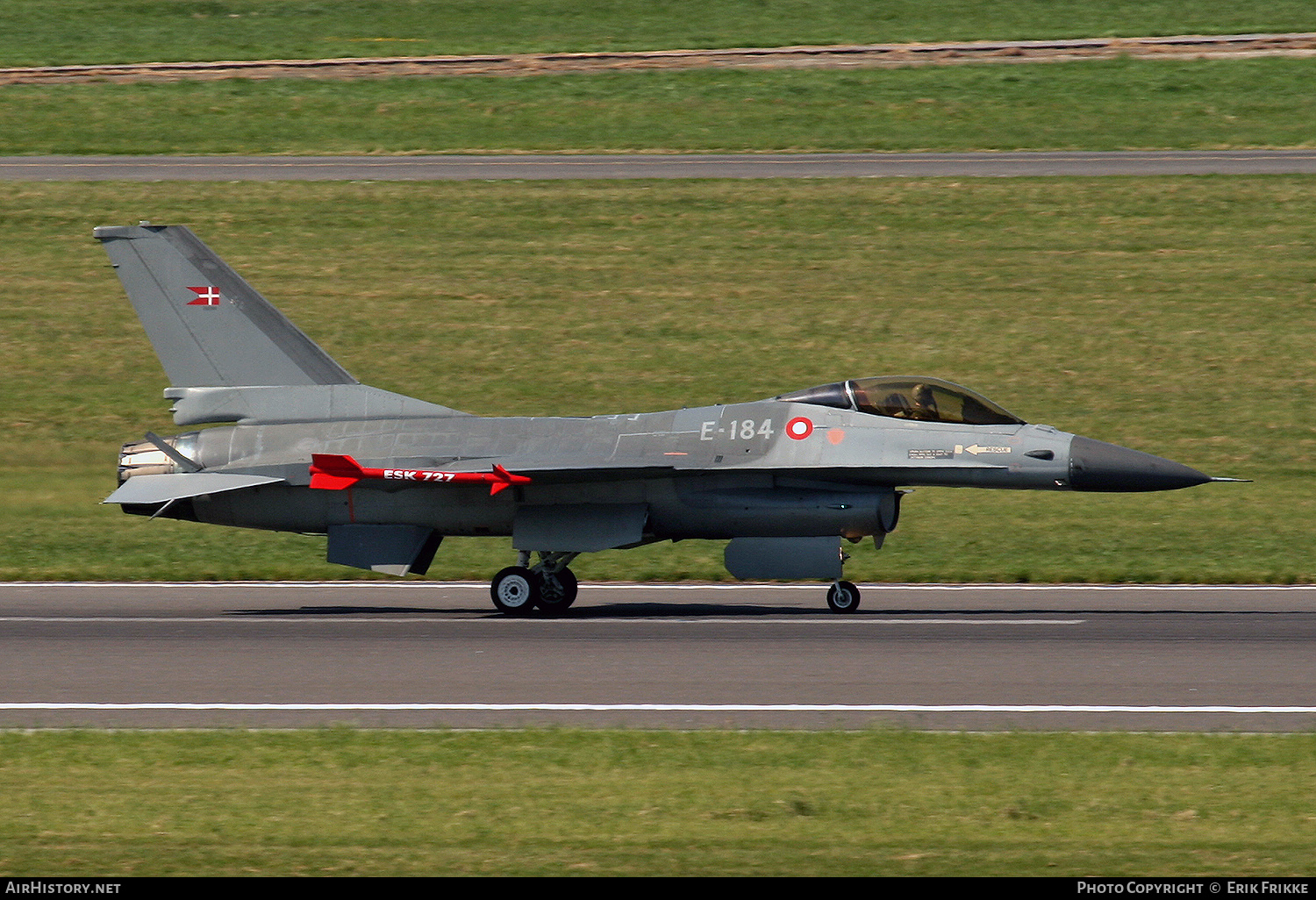 Aircraft Photo of E-184 | General Dynamics F-16AM Fighting Falcon | Denmark - Air Force | AirHistory.net #848471