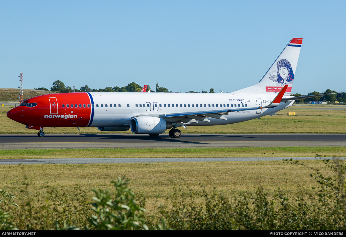 Aircraft Photo of SE-RXC | Boeing 737-86N | Norwegian | AirHistory.net #848503