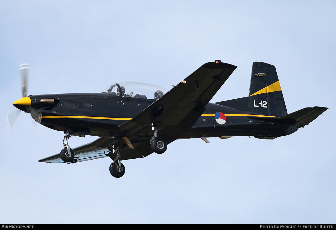 Aircraft Photo of L-12 | Pilatus PC-7 | Netherlands - Air Force | AirHistory.net #848513