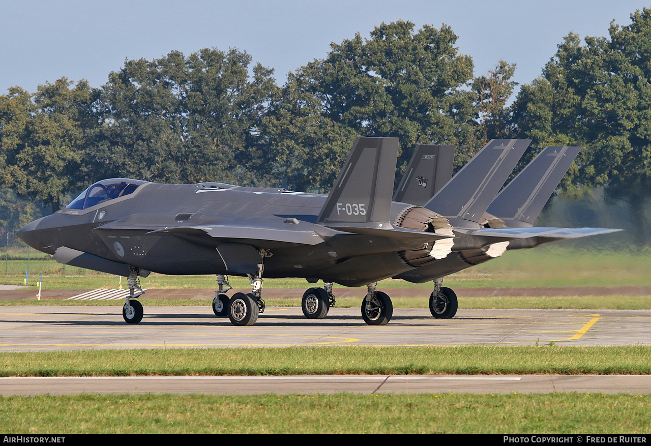 Aircraft Photo of F-035 | Lockheed Martin F-35A Lightning II | Netherlands - Air Force | AirHistory.net #848538