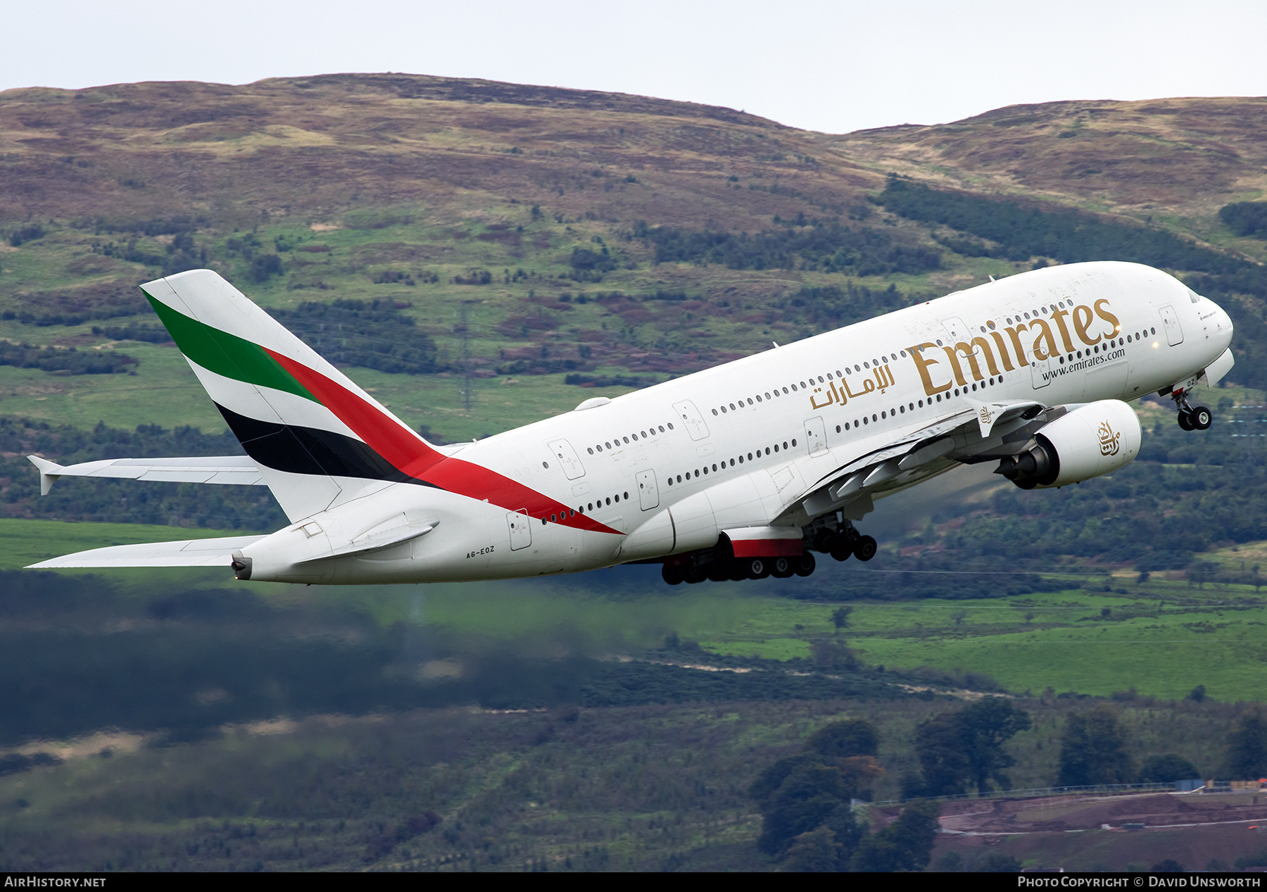 Aircraft Photo of A6-EOZ | Airbus A380-861 | Emirates | AirHistory.net #848549