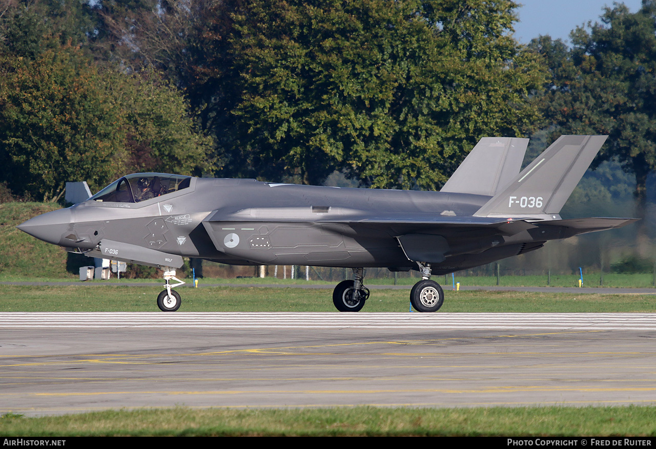 Aircraft Photo of F-036 | Lockheed Martin F-35A Lightning II | Netherlands - Air Force | AirHistory.net #848552