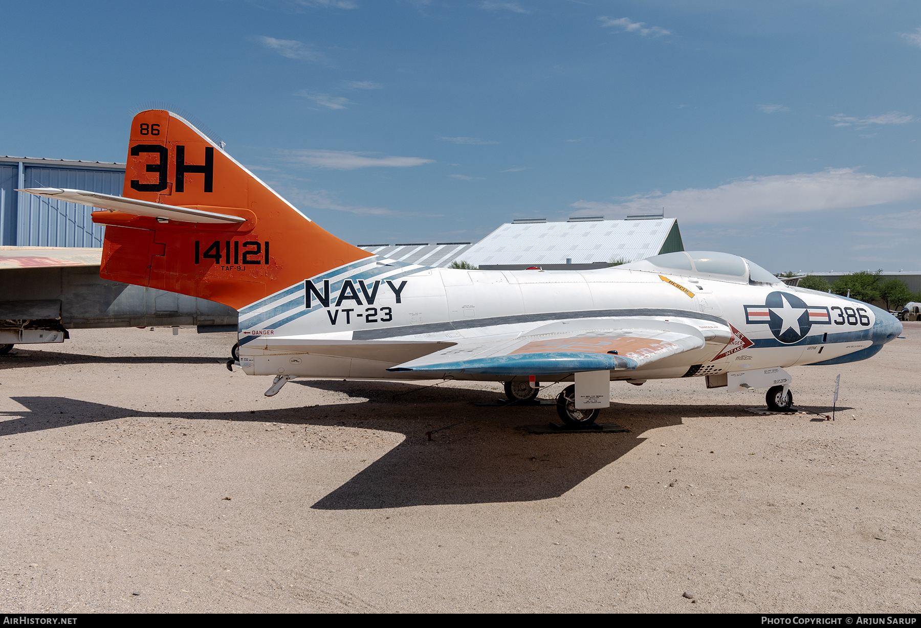 Aircraft Photo of 141121 | Grumman TAF-9J Cougar | USA - Navy | AirHistory.net #848553