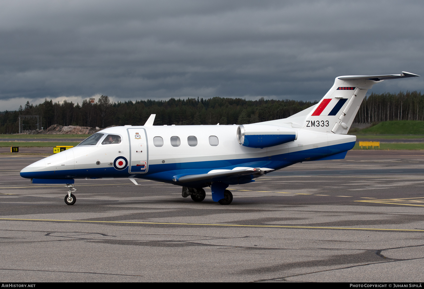 Aircraft Photo of ZM333 | Embraer EMB-500 Phenom 100 | UK - Air Force | AirHistory.net #848555
