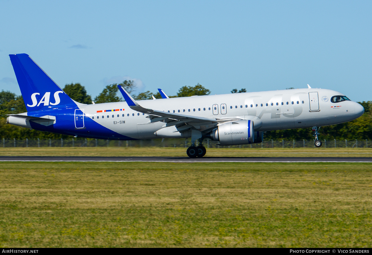 Aircraft Photo of EI-SIW | Airbus A320-251N | Scandinavian Airlines - SAS | AirHistory.net #848566