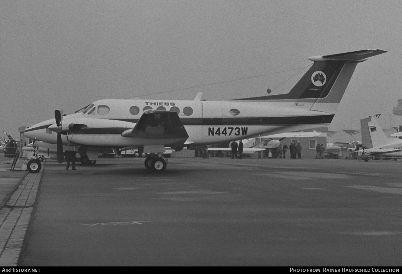 Aircraft Photo of N4473W | Beech 200 Super King Air | Thiess Contractors | AirHistory.net #848596