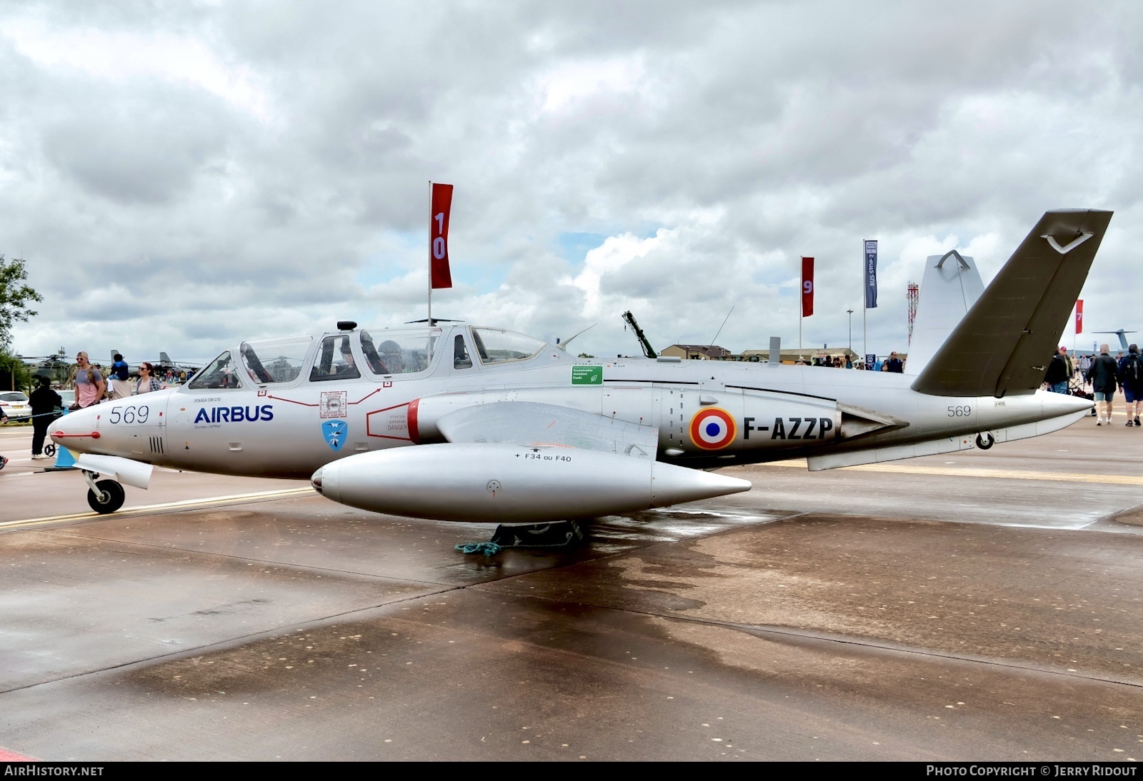 Aircraft Photo of F-AZZP / 569 | Fouga CM-170R Magister | Airbus | France - Air Force | AirHistory.net #848612