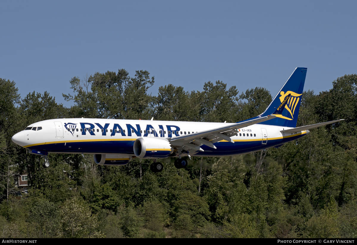 Aircraft Photo of EI-IKR | Boeing 737-8 Max 8 | Ryanair | AirHistory.net #848623