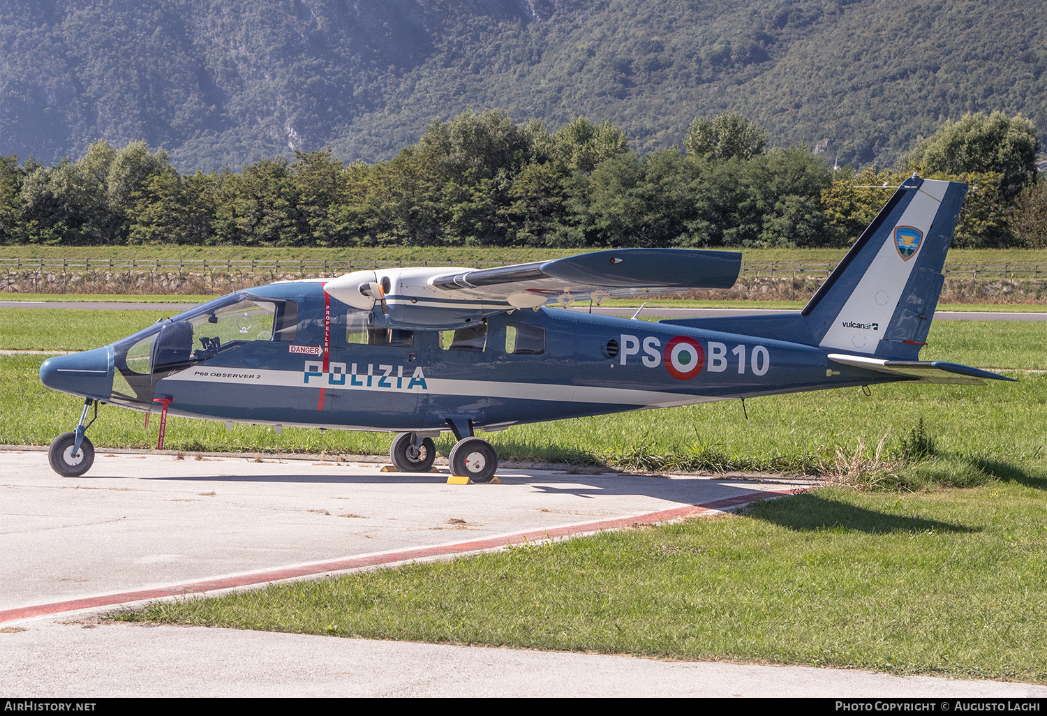Aircraft Photo of PS-B10 | Partenavia P-68 Observer 2 | Italy - Polizia | AirHistory.net #848625