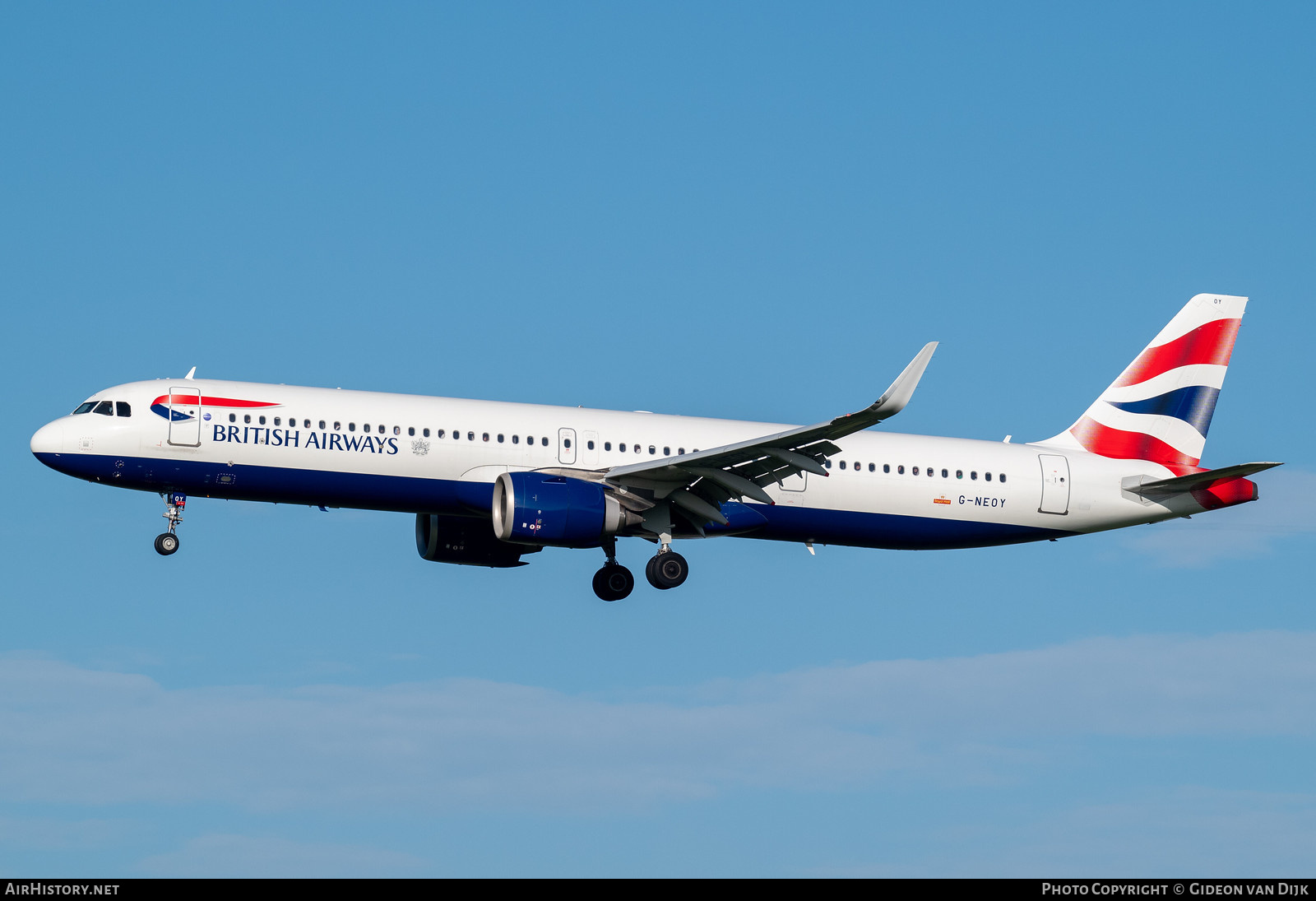 Aircraft Photo of G-NEOY | Airbus A321-251NX | British Airways | AirHistory.net #848630