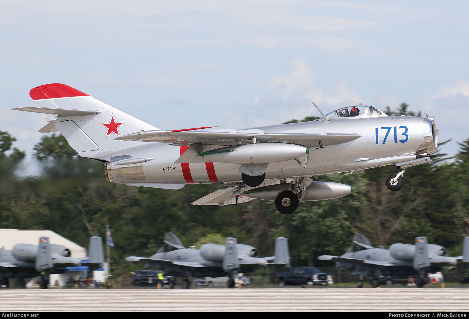 Aircraft Photo of N1713P / 1713 | PZL-Mielec Lim-5 (MiG-17F) | Soviet Union - Air Force | AirHistory.net #848641