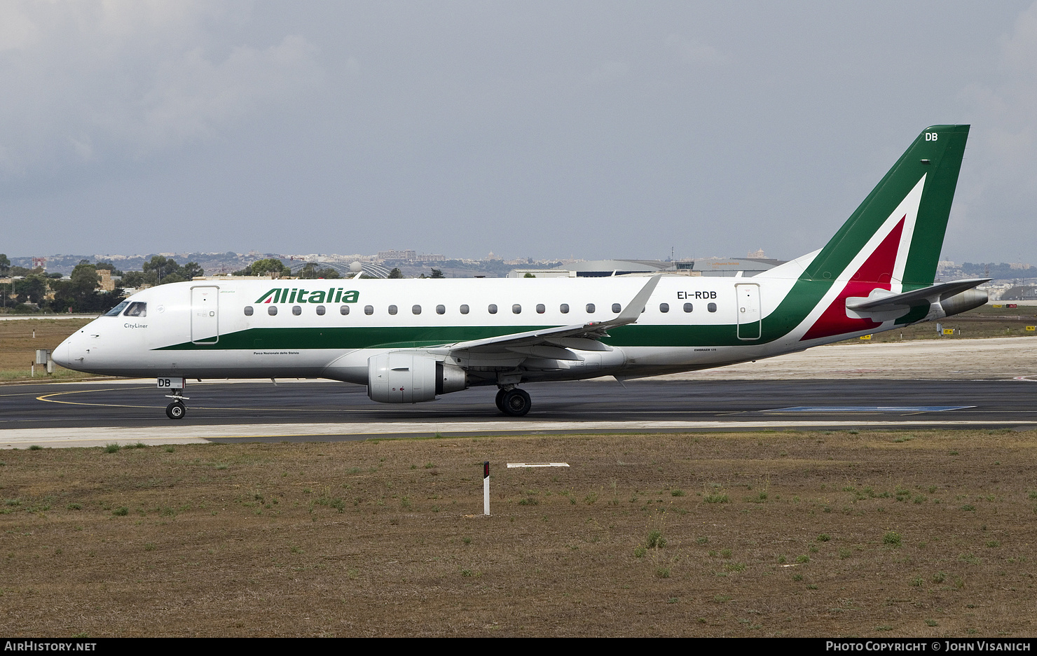 Aircraft Photo of EI-RDB | Embraer 175STD (ERJ-170-200STD) | Alitalia | AirHistory.net #848654