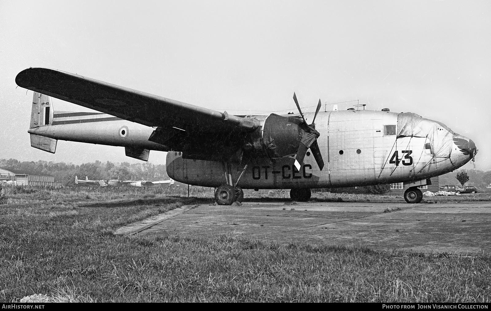 Aircraft Photo of CP-43 | Fairchild C-119G Flying Boxcar | Belgium - Air Force | AirHistory.net #848655