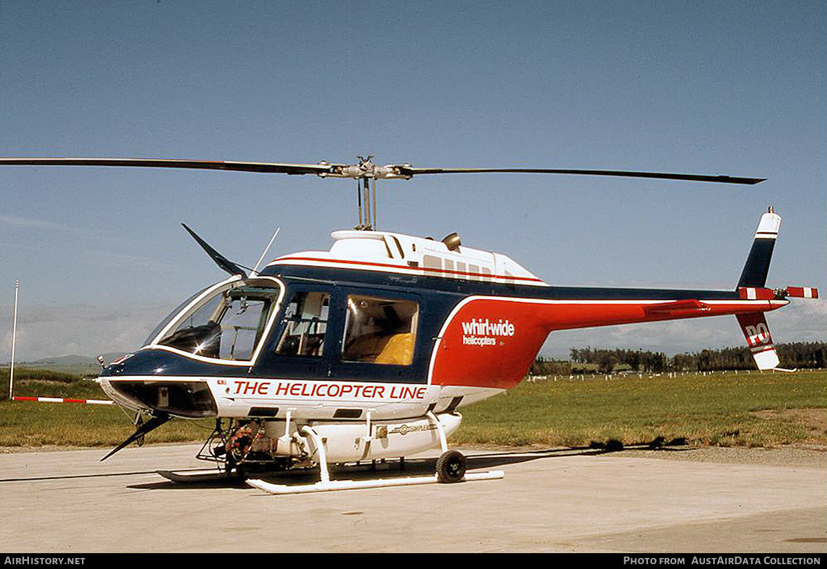 Aircraft Photo of ZK-HPO / PO | Bell 206B-3 JetRanger III | The Helicopter Line | AirHistory.net #848657