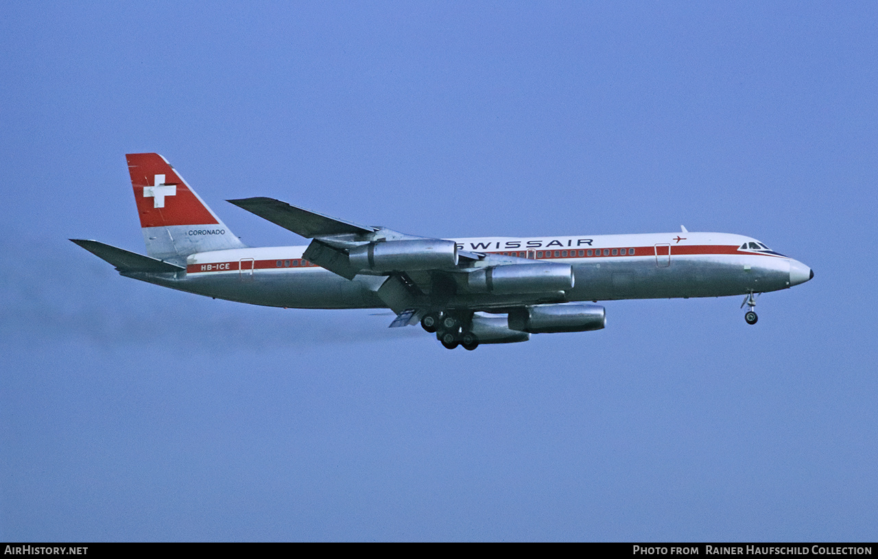 Aircraft Photo of HB-ICE | Convair 990A Coronado (30A-6) | Swissair | AirHistory.net #848661