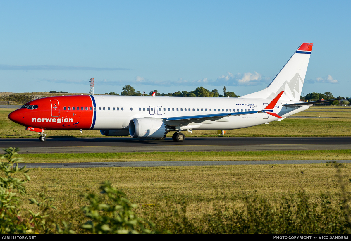 Aircraft Photo of SE-RTU | Boeing 737-8 Max 8 | Norwegian | AirHistory.net #848706