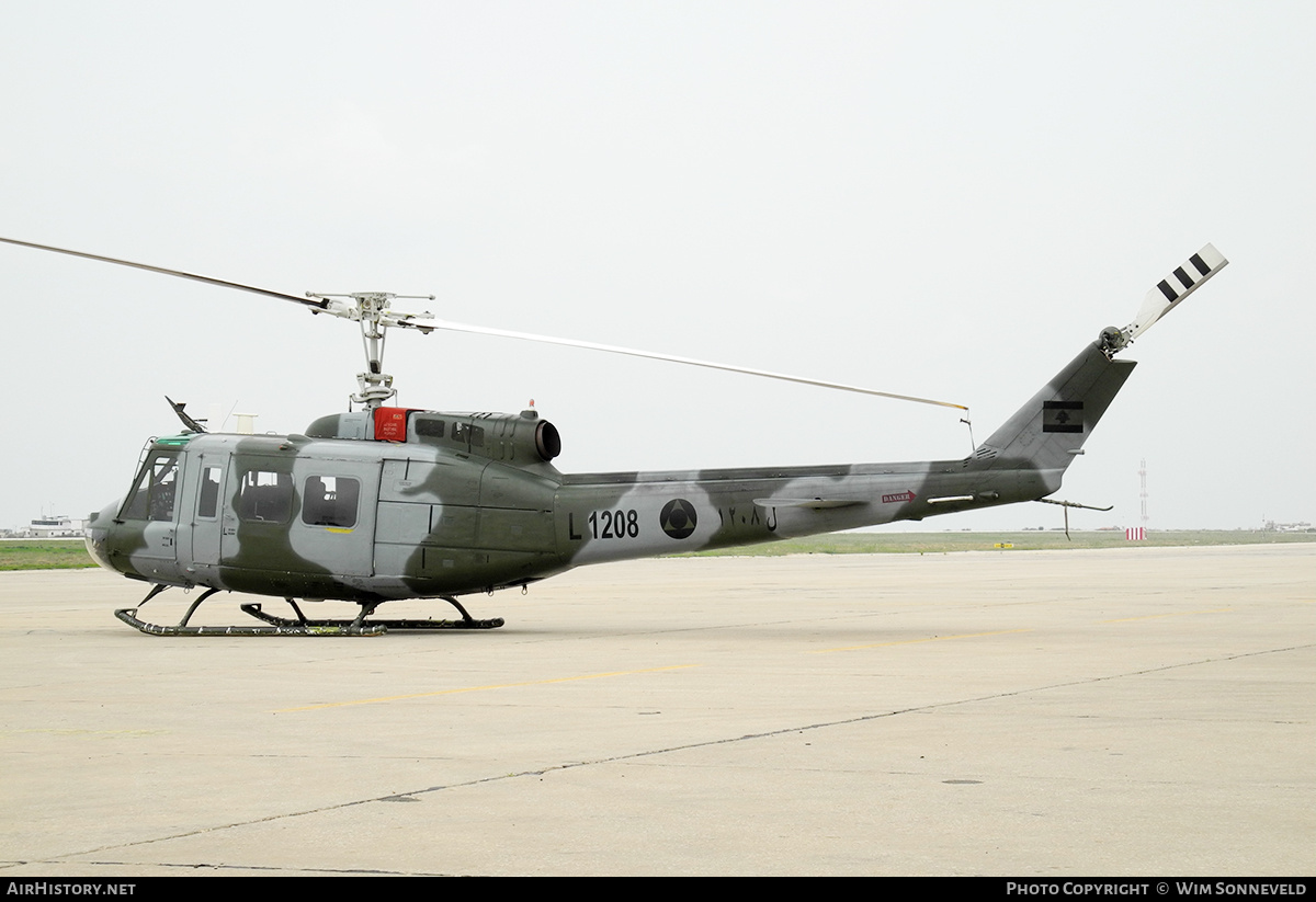 Aircraft Photo of L1208 | Bell UH-1H-II Iroquois | Lebanon - Air Force | AirHistory.net #848744