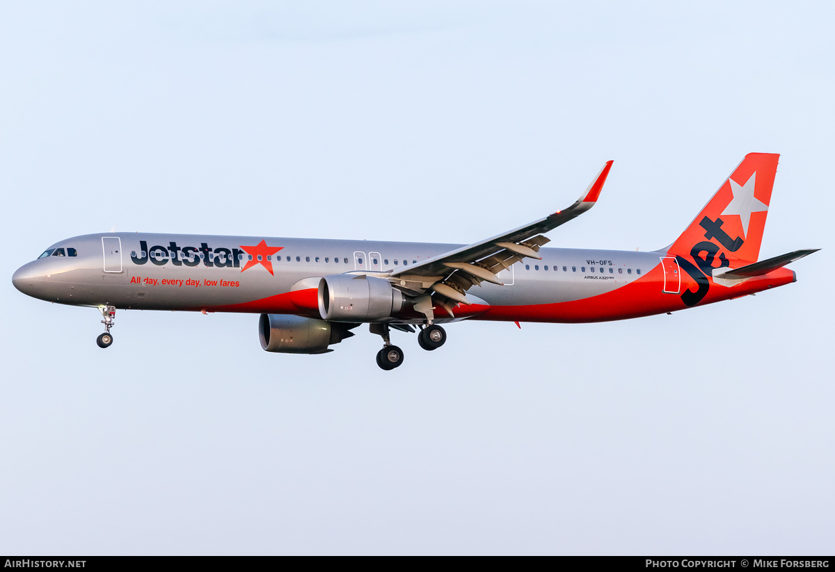 Aircraft Photo of VH-OFS | Airbus A321-251NX | Jetstar Airways | AirHistory.net #848745