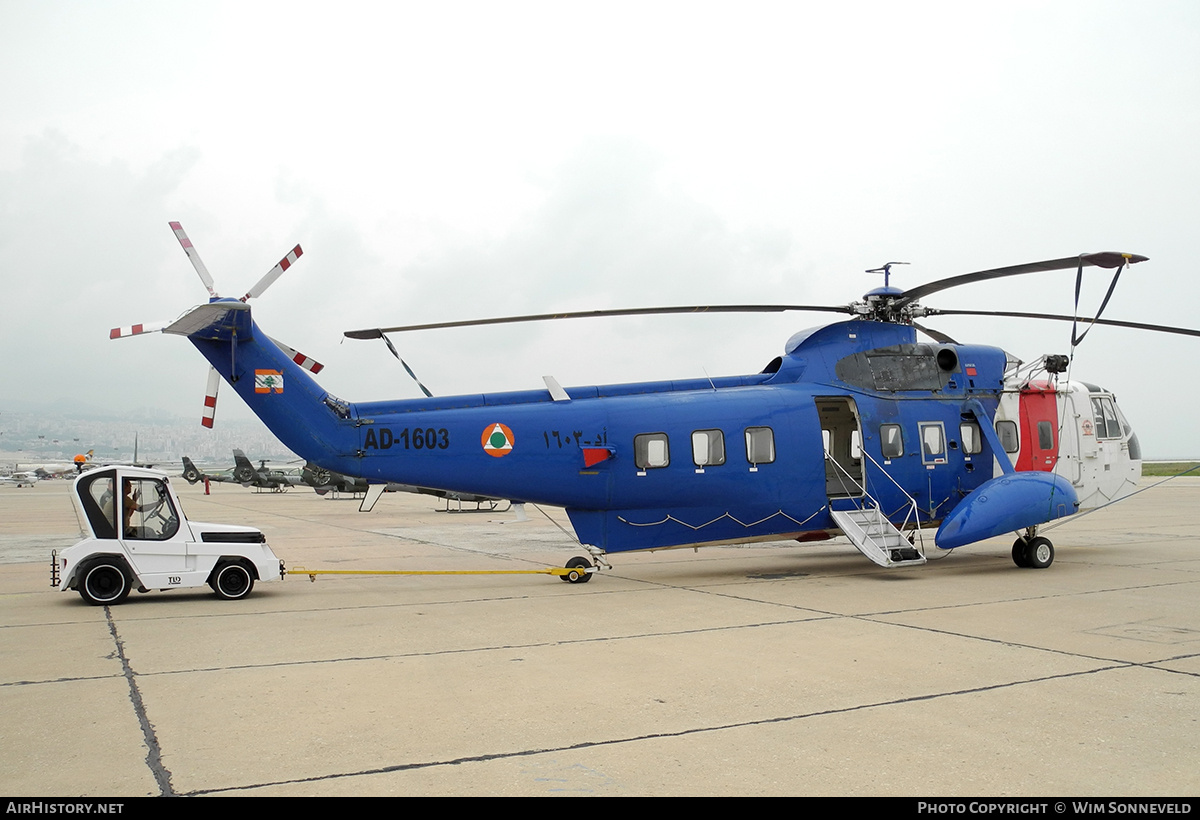 Aircraft Photo of AD-1603 | Sikorsky S-61N MkII | Lebanon - Air Force | AirHistory.net #848746