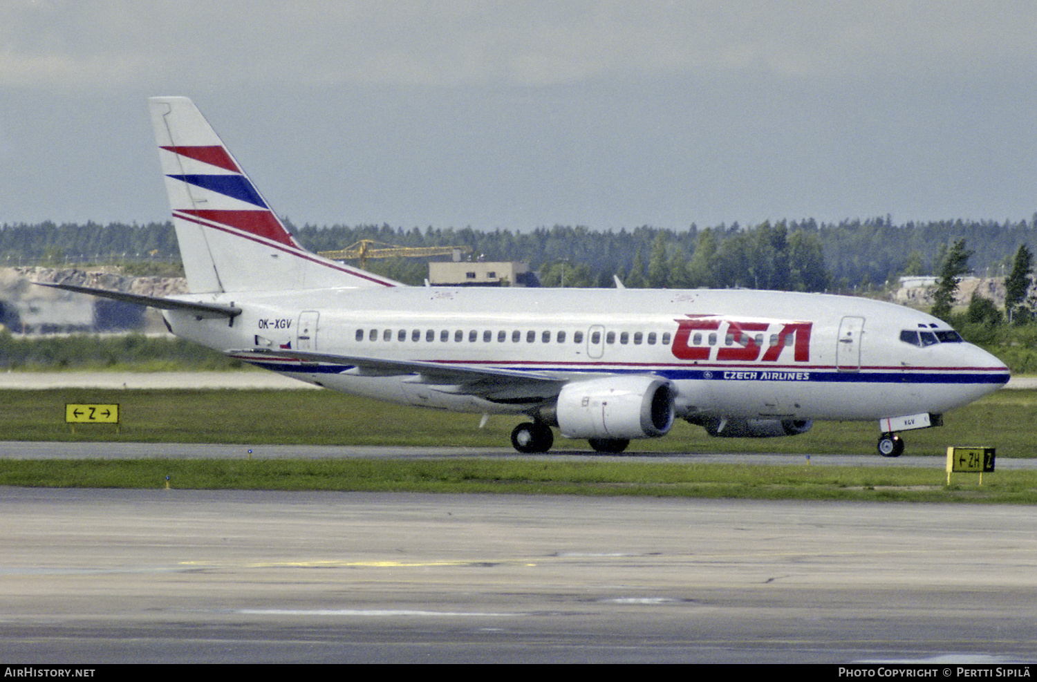 Aircraft Photo of OK-XGV | Boeing 737-5H6 | ČSA - Czech Airlines | AirHistory.net #848753
