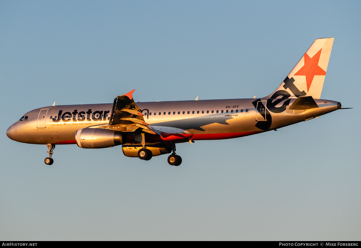Aircraft Photo of VH-VFF | Airbus A320-232 | Jetstar Airways | AirHistory.net #848774