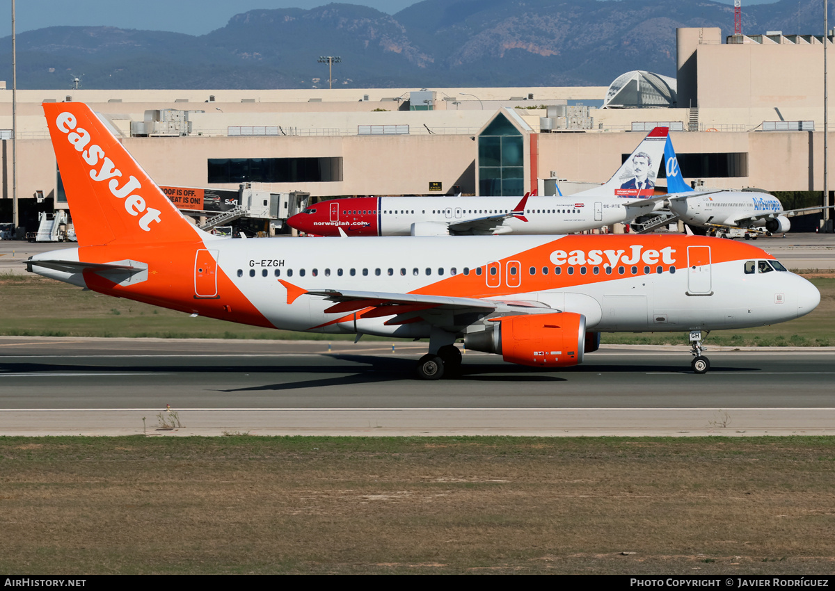 Aircraft Photo of G-EZGH | Airbus A319-111 | EasyJet | AirHistory.net #848779
