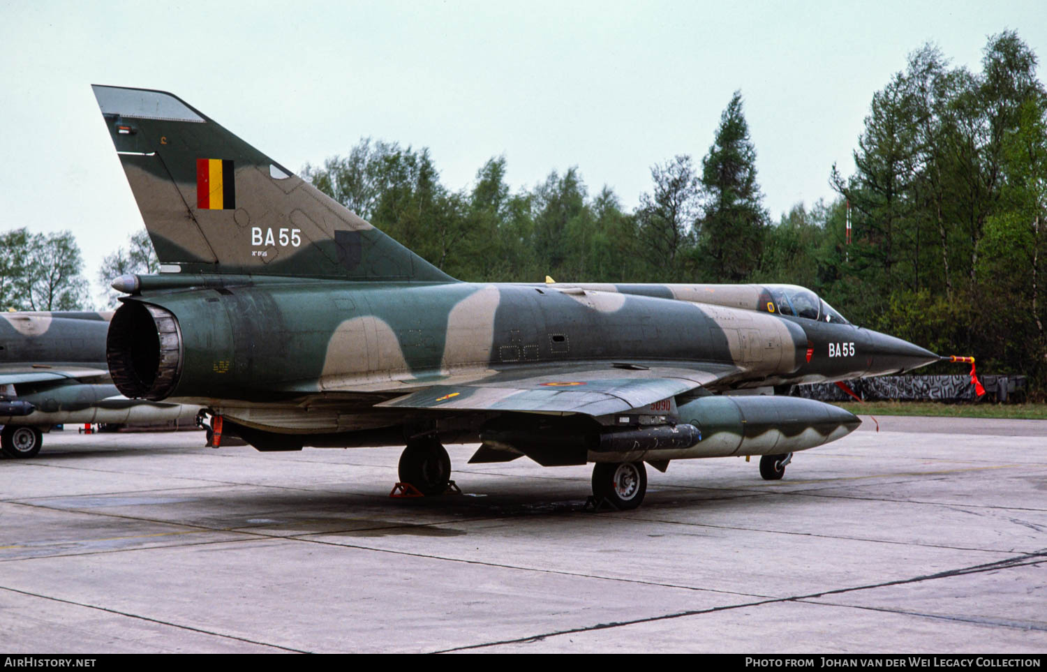 Aircraft Photo of BA55 | Dassault Mirage 5BA | Belgium - Air Force | AirHistory.net #848788