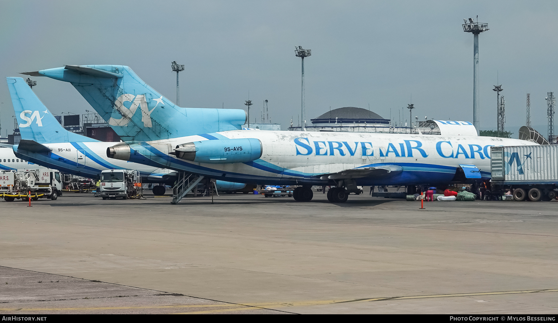 Aircraft Photo of 9S-AVS | Boeing 727-2S2F/Adv | Serve Air Cargo | AirHistory.net #848789