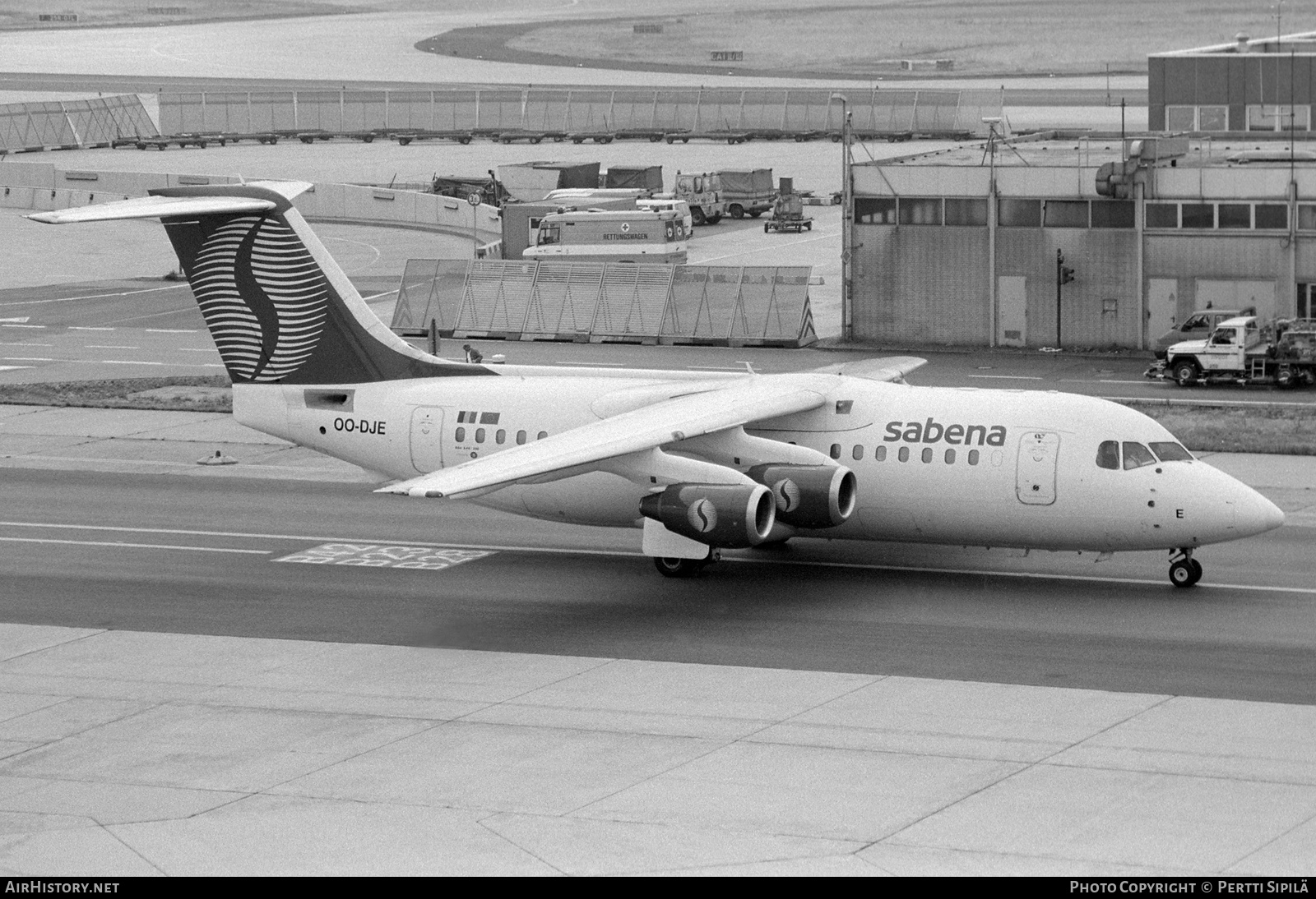 Aircraft Photo of OO-DJE | British Aerospace BAe-146-200 | Sabena | AirHistory.net #848818
