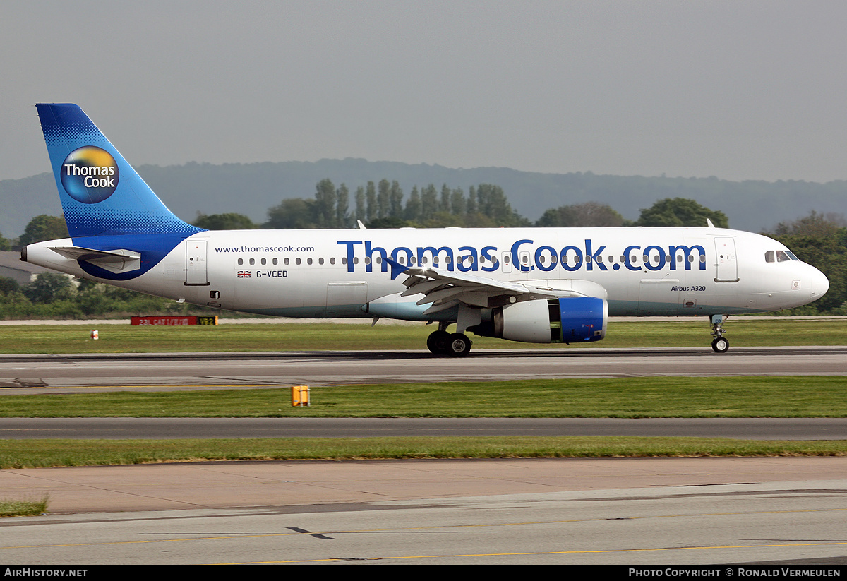 Aircraft Photo of G-VCED | Airbus A320-231 | Thomas Cook Airlines | AirHistory.net #848823