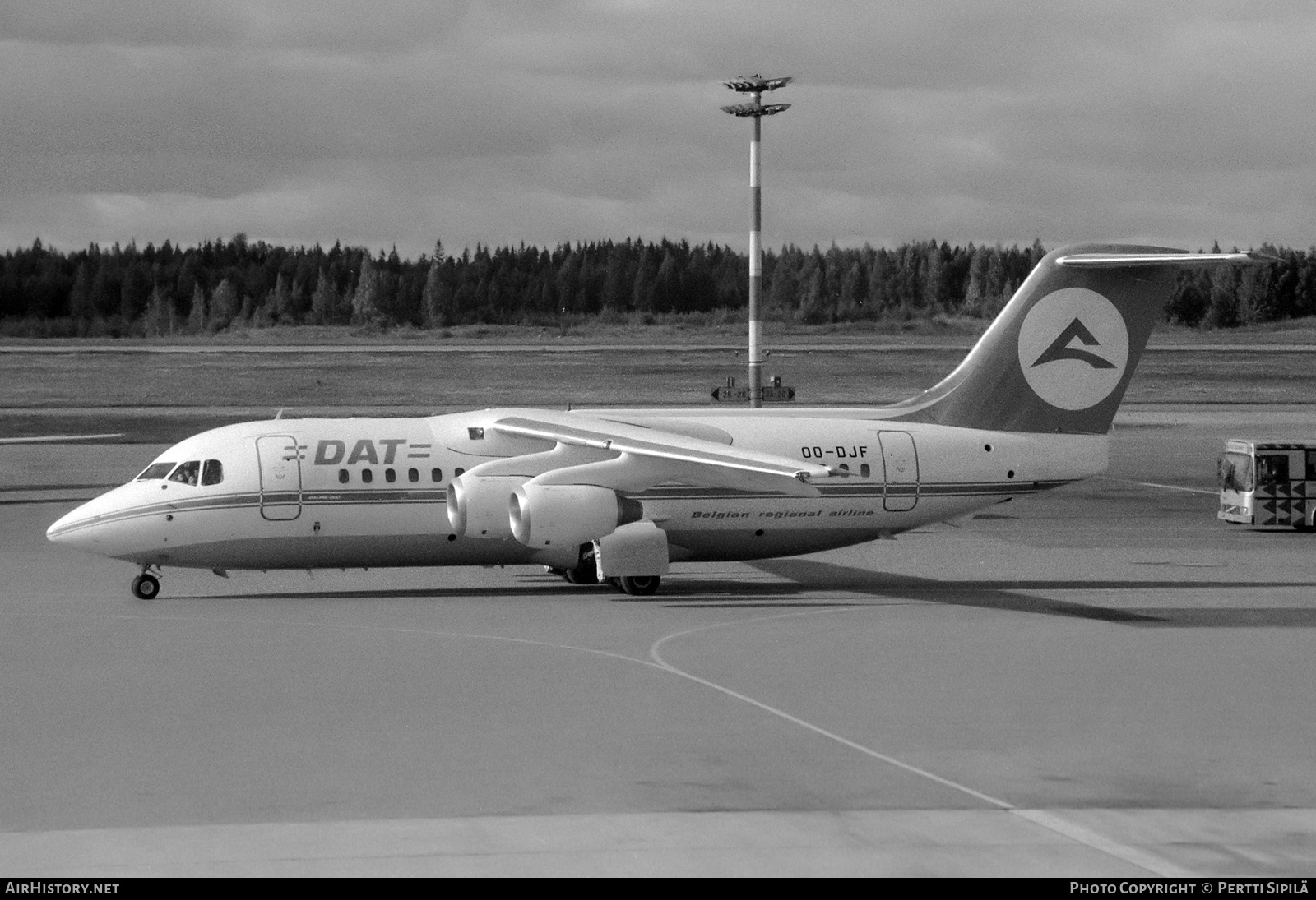 Aircraft Photo of OO-DJF | British Aerospace BAe-146-200 | Delta Air Transport - DAT | AirHistory.net #848849