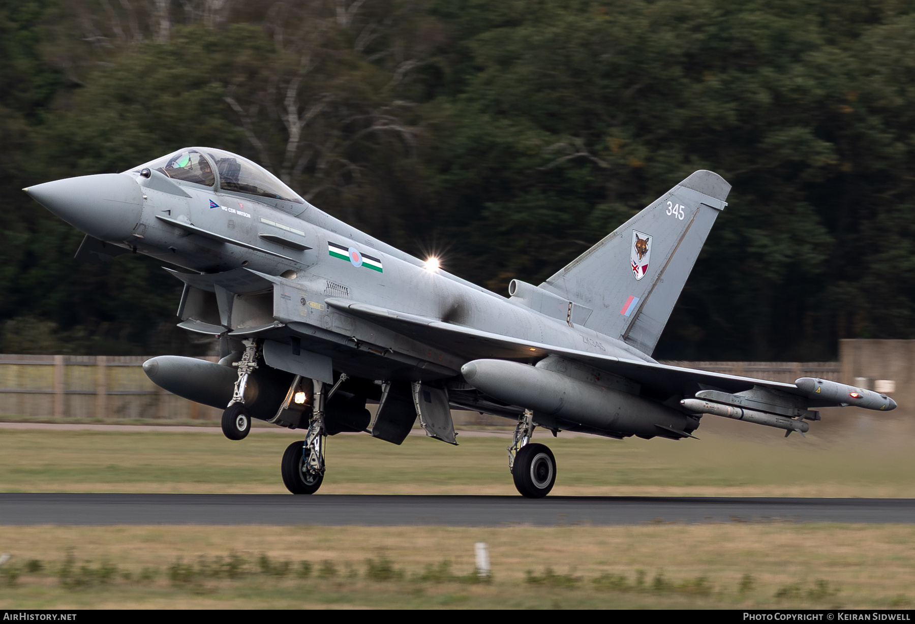 Aircraft Photo of ZK345 | Eurofighter EF-2000 Typhoon FGR4 | UK - Air Force | AirHistory.net #848854