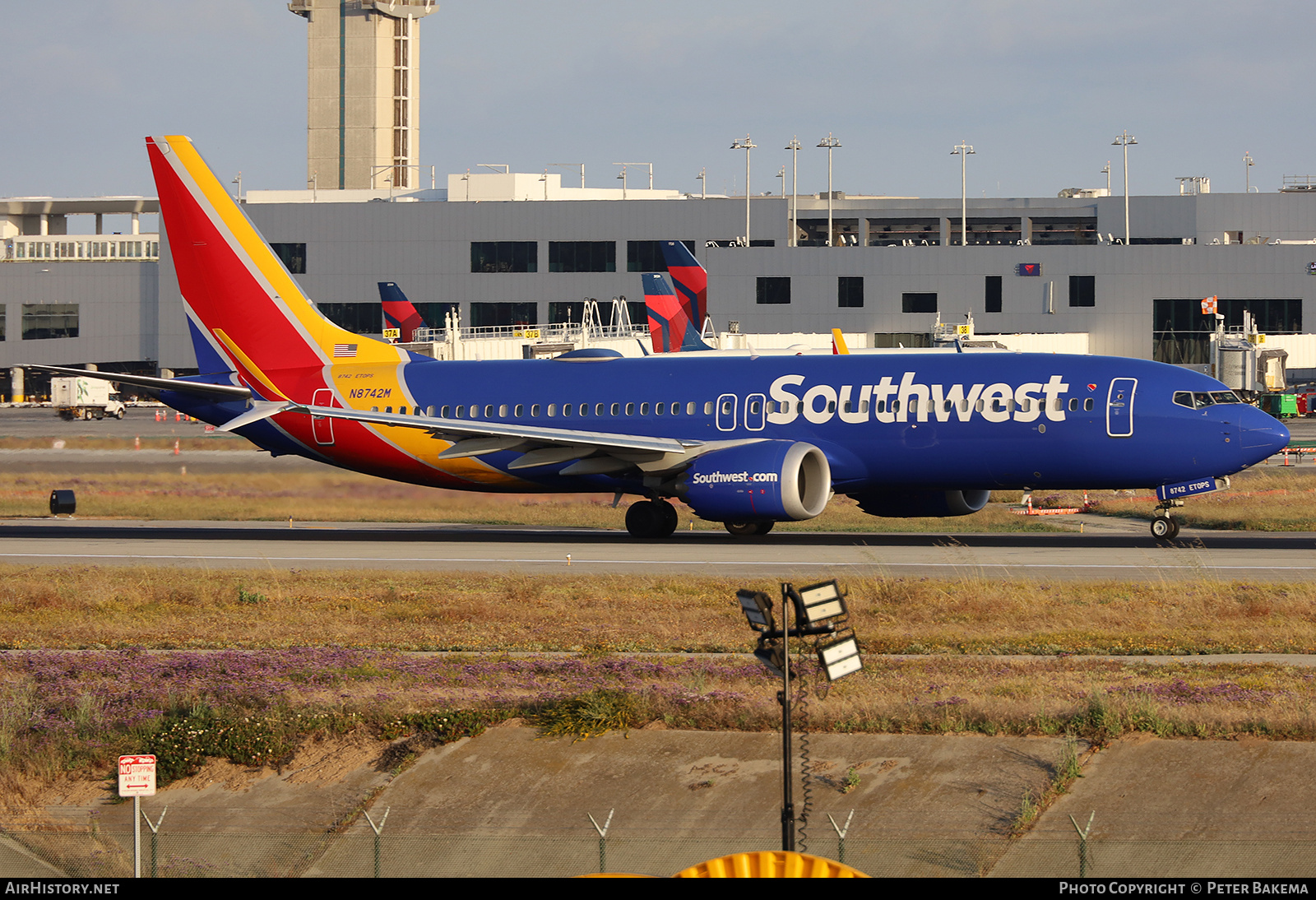Aircraft Photo of N8742M | Boeing 737-8 Max 8 | Southwest Airlines | AirHistory.net #848881