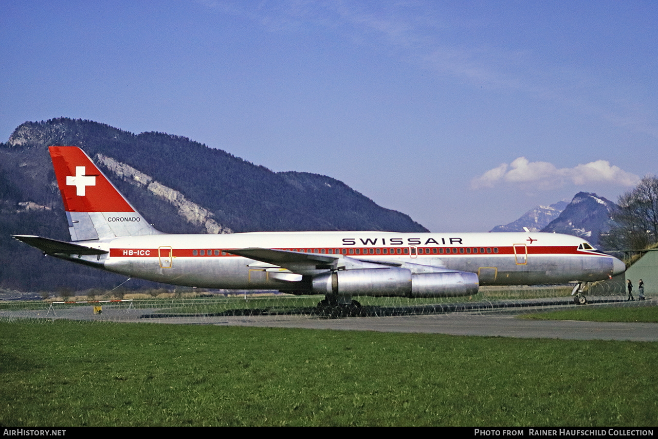 Aircraft Photo of HB-ICC | Convair 990A Coronado (30A-6) | Swissair | AirHistory.net #848899