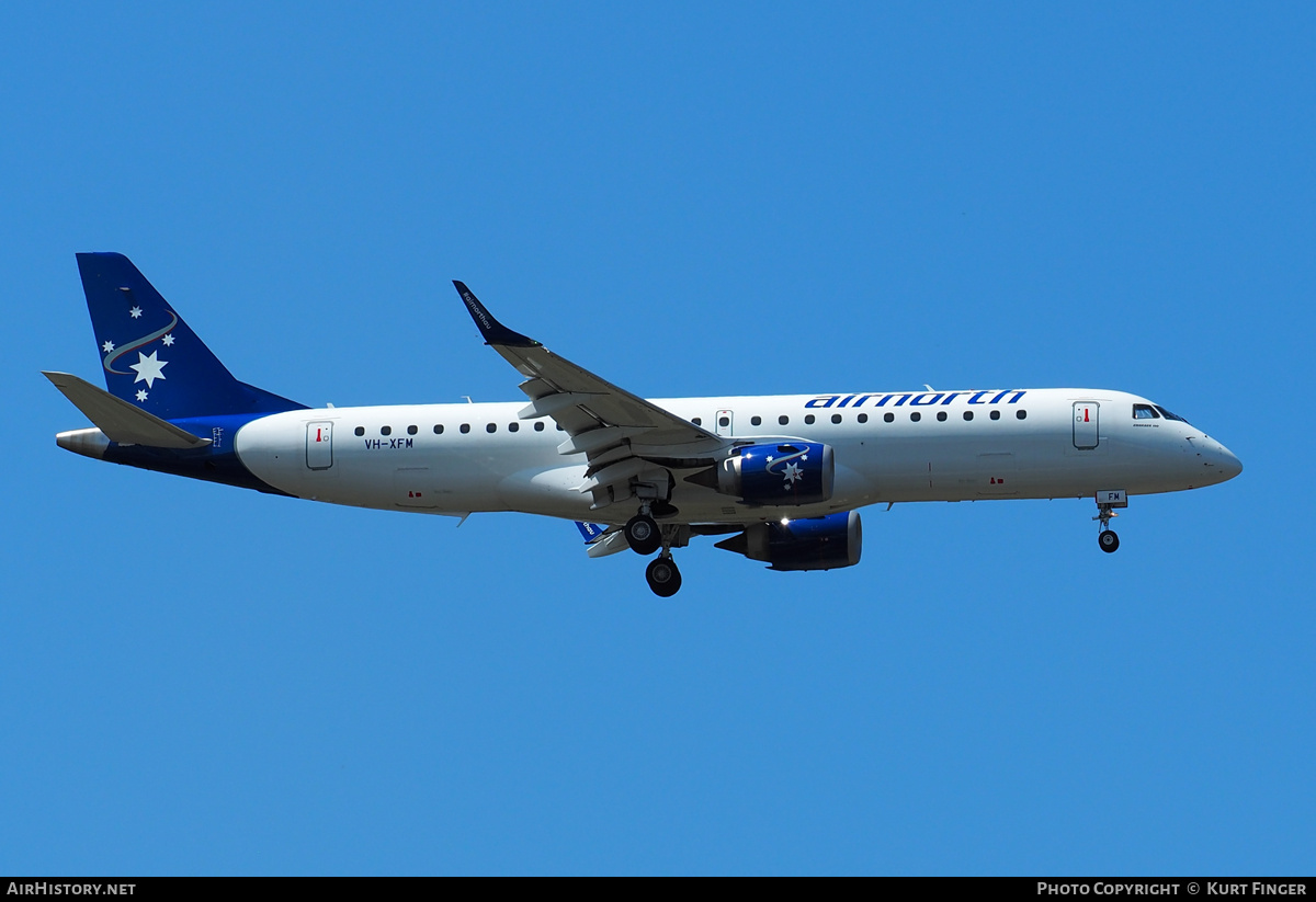 Aircraft Photo of VH-XFM | Embraer 190AR (ERJ-190-100IGW) | Air North | AirHistory.net #848962