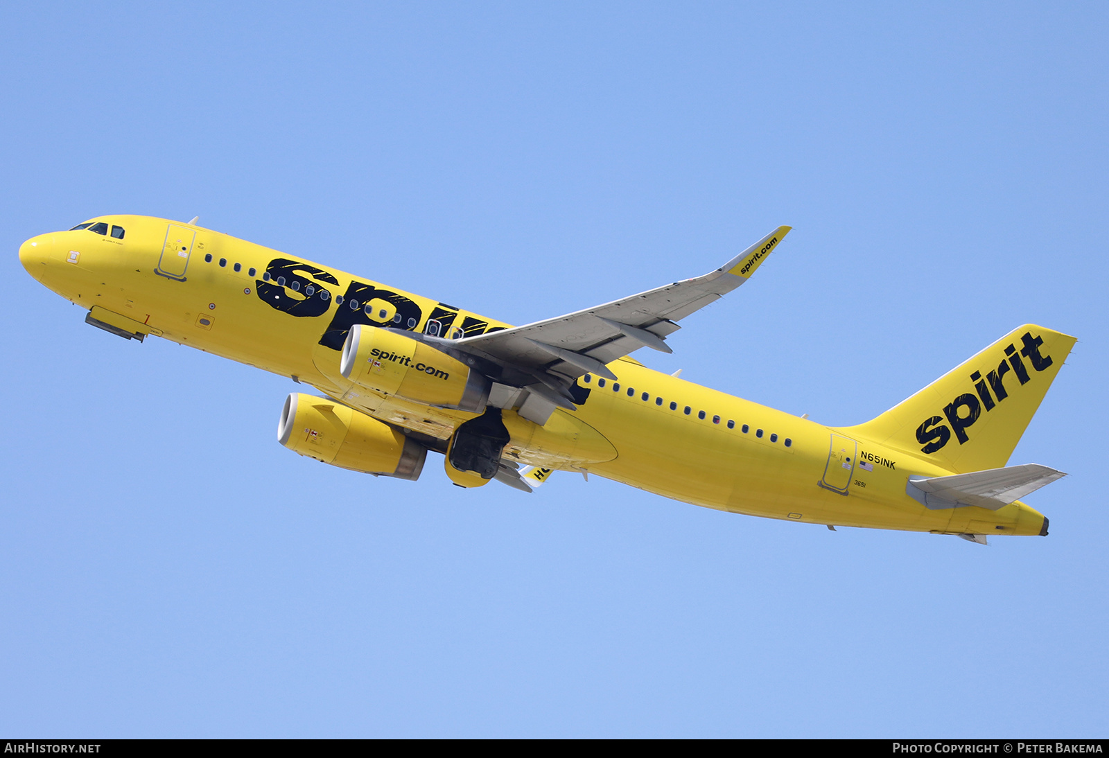 Aircraft Photo of N651NK | Airbus A320-232 | Spirit Airlines | AirHistory.net #849053