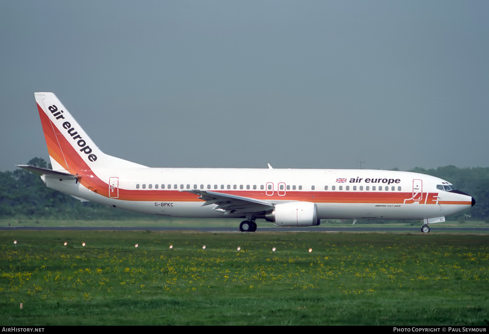 Aircraft Photo of G-BPKC | Boeing 737-4S3 | Air Europe | AirHistory.net #849131