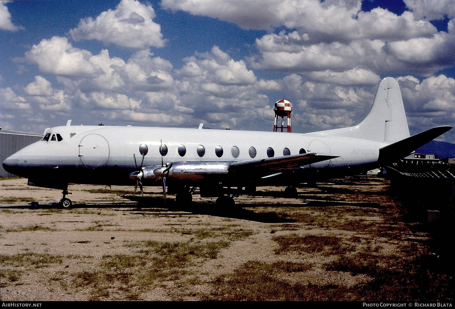 Aircraft Photo of N240RC | Vickers 744 Viscount | Go Transportation | AirHistory.net #849148