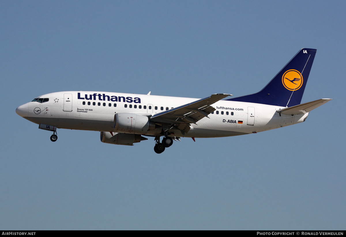 Aircraft Photo of D-ABIA | Boeing 737-530 | Lufthansa | AirHistory.net #849185
