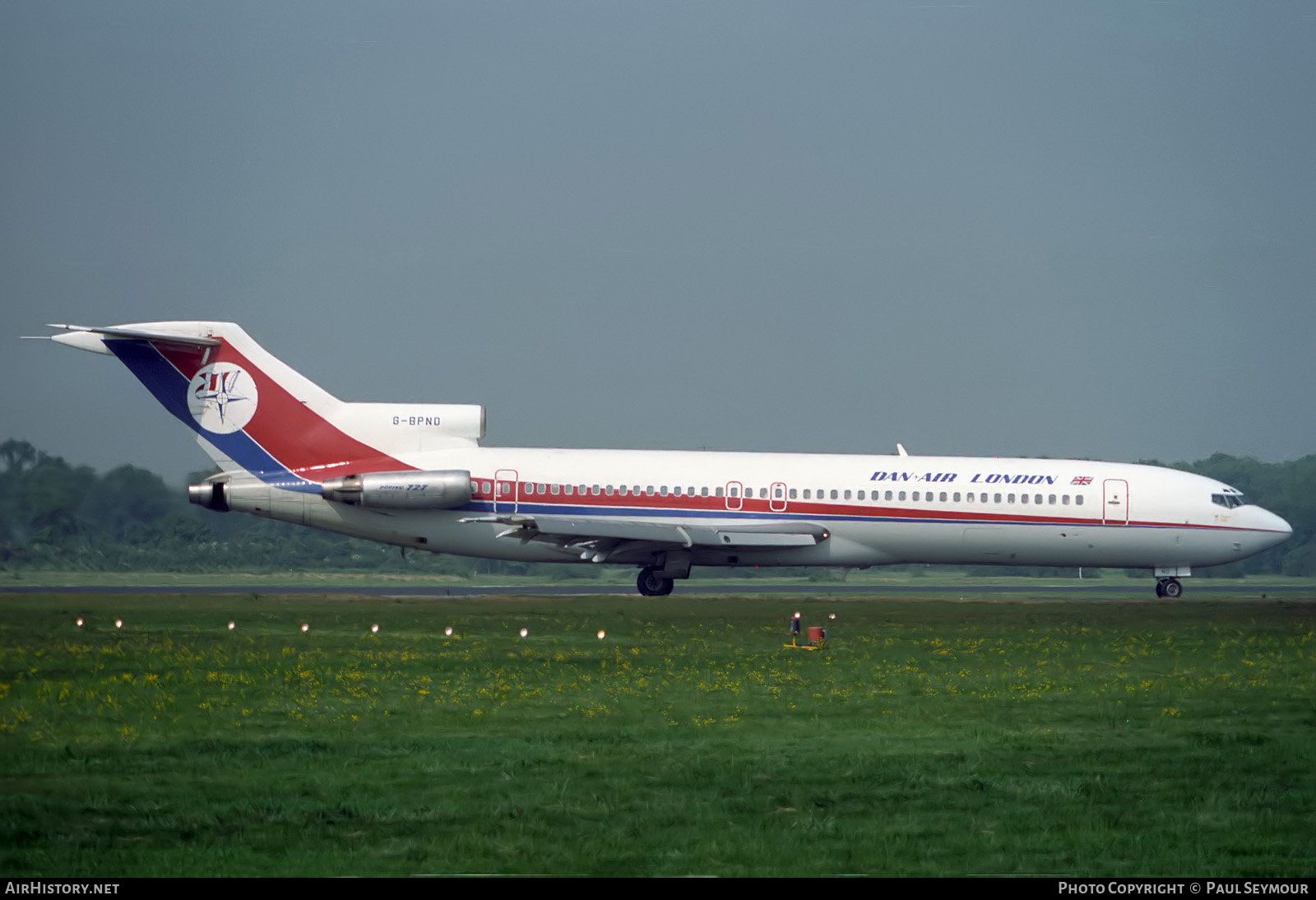 Aircraft Photo of G-BPND | Boeing 727-2D3/Adv | Dan-Air London | AirHistory.net #849187