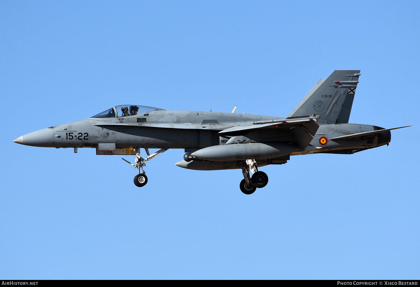 Aircraft Photo of C15-35 | McDonnell Douglas EF-18A Hornet | Spain - Air Force | AirHistory.net #849204