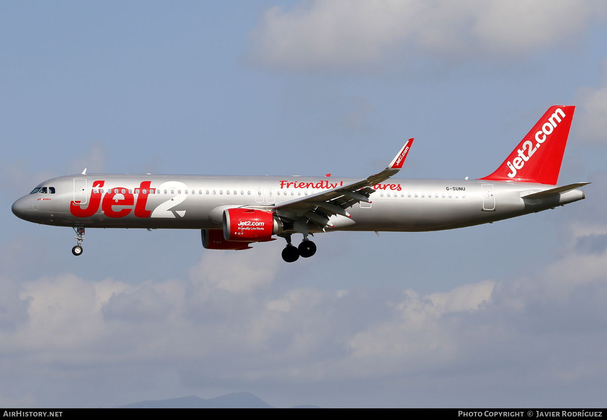 Aircraft Photo of G-SUNU | Airbus A321-251NXL | Jet2 | AirHistory.net #849231